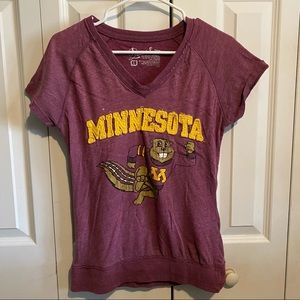 Minnesota Golden Gophers V-Neck T-Shirt